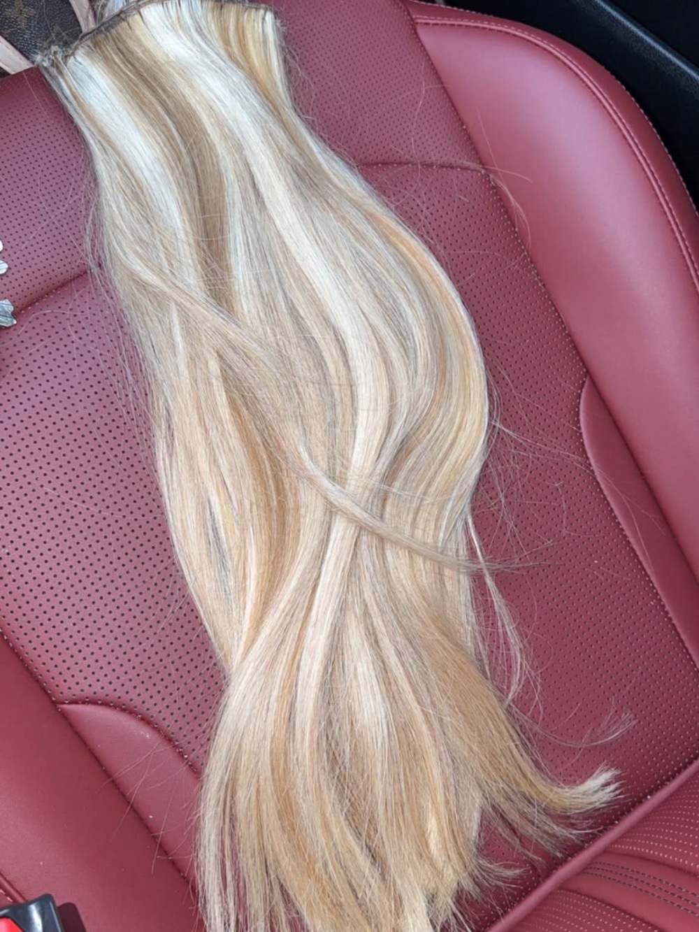Fancy best Blonde sew in human hair extensions